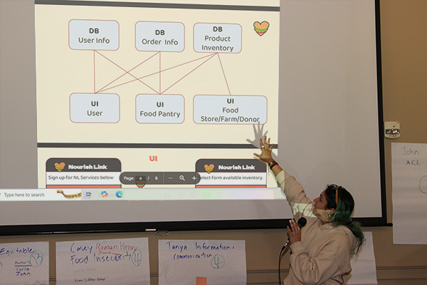 Nourish Link pitch at Hudson Valley Digital Rally Hackathon